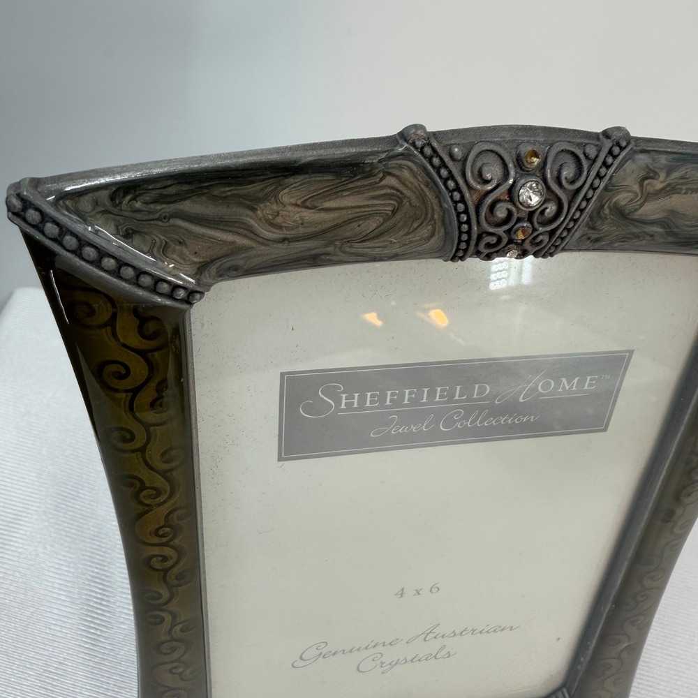 Sheffield Home Coquette Picture Frame Set Pewter Victorian Dark Academia 5x7 4x6 - Picture 12 of 15